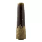 Rjava keramična visoka vaza (višina 39 cm) – House Nordic