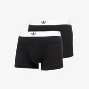 Bokserji adidas Comfort Flex Cotton - Body Lines Trunk 2-Pack Black M