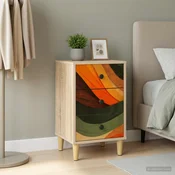 Vidaxl Nočna omarica BONN Sonoma hrast 36 x 33 x 60 cm Inženirski les