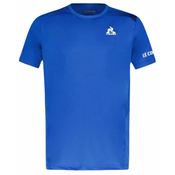 Majica za dječake Le Coq Sportif Kids Tennis Pro T-Shirt Short Sleeeve N°24 - blue