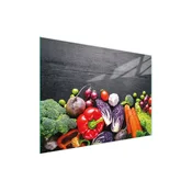 shumee STEKLENA DESKA ZA REZANJE 30x22 ZELENJAVA