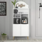 Hanah Home Kuhinjski ormar Lyon 80, Belo-zlatni