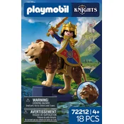 PLAYMOBIL 72212 - Lev z zlatim vitezom - 1 k.