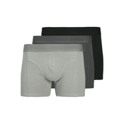 JACK & JONES Boksarice JACORDINARY svetlo siva/temno siva/črna