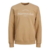JACK & JONES Majica Ocean Club kamela/off-bela