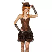 KRILO STEAMPUNK ČRNO-RJAVO (69888)