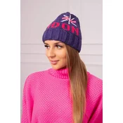 marka niezdefiniowana Womens cap London K385 dark violet