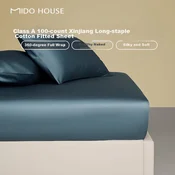 Mido House Set Caršav sa lastišem i 2 jastucnice, 180x200cm, Plavi