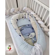 Bubamara037 Gnezdo za bebe Meda, Svetloplavi