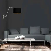 Steinhauer Stenna svetilka Prestige Chic jeklo/črno-zlato, izstop 90 cm - Dnevna soba/jedilnica - jeklo, črno-zlato - Kovina