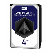 WD Desktop Black 4TB HDD 7200rpm 6Gb/s serial ATA sATA 256MB cache 3.5Inch intern RoHS compliant Bulk