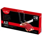 Cudy Adaptador cudy ax5400 wifi 6e pci express adapter we3000s, (21062888)