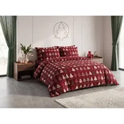 Bombažna posteljnina BURGUNDY TREES vinsko rdeča Dimenzije posteljnine: 70 x 90 cm | 140 x 200 cm