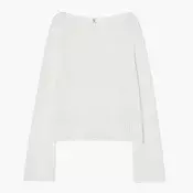 Cropp - Rupicasti džemper - white