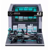 Bburago 1/43 F1 trkaći automobil - MB AMG W15 E Performance boks zona