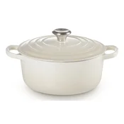 Casserole kozica SIGNATURE 20 cm, 2,4 l, MERINGUE, lito železo, Le Creuset