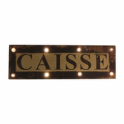 Svijetleca tablica Antic Line Caisse