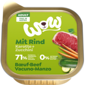 Mokra pasja hrana ADULT z govedino, korenčkom + bučkami - 150 g
