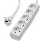 Produžni kabal sa 5 uticnica KETTZ 1.5mm2 KT-PK05A-2M 2m