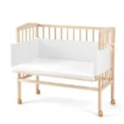 WALDIN 2u1 krevet uz roditeljski krevet sa madracem i ogradicom