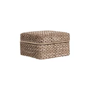 Škatlica za nakit House Nordic Marrakech 11 x 11 x 6,5 cm bež barva