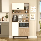 Hanah Home Komoda RE4-SW, 88x180x35.5 cm, Prljavo bela