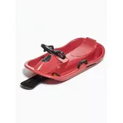 Sanke Sled With Steering Wheel crvena