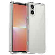 Hibriden ovitek Frame Shield za Sony Xperia 5 V - prozoren