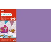 APLI Apli Eva pena vijolična 400x600x2mm 5 kos, (20392913)