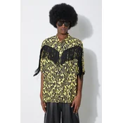 Srajca Fiorucci Banimalier Print Fringed Shirt