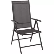Ambia Garden ZLOŽLJIV VRTNI STOL aluminij antracit, svetlo rjava