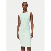 Rinascimento Cocktail obleka CFC0127683003 Zelena Slim Fit