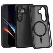 shumee SC Hybrid Fusion Mag Galaxy S25 črne barve