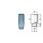 Vodovodni produžetak 1/2x25 mm, O24x37 mm