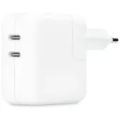Apple 35W Dual USB-C Power Adapter MW2K3ZM/A hitri polnilec za iPhone, iPad in MacBook Air A2676