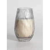 Homestar Dišeča sveča v steklu NATURE GREEN H13,5 cm
