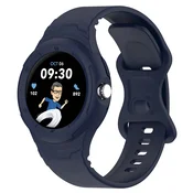 Silikonski pas Techsuit W065 za Google Pixel Watch/Watch 2/Watch 3 41mm/Watch 4 41mm - mornarsko moder