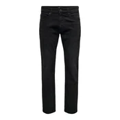Only & Sons Kavbojke ONSWeft črn denim