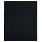 Vidaxl Napenjalna rjuha 2 kosa črna 90x200 cm bombaž
