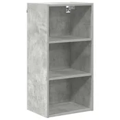 Vidaxl Viseča omarica Betonsko siva 40 x 29,5 x 80 cm Konstruiran les