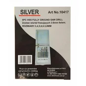 Silver KOMPLET SVEDROV ZA REZKANJE 6 KOSOV/SREBRNA 3-8 mm...