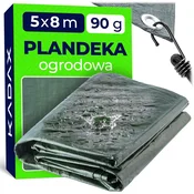 KADAX Debela ponjava, odporna na zmrzal, vodoodporna, ojačana, velikost 8x5 m, 90 g/m2