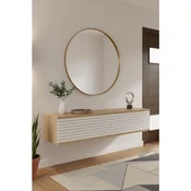Hanah Home komoda Zeynep 120, 120 cm, hrast Sapphire / bela