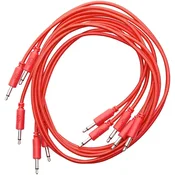 Erica Synths Braided eurorack patch cable 90cm (5pcs, red) 0,9 m Ravni - Ravni Patch kabel