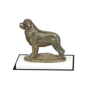 shumee Nova Fundlandija, Nova Fundlandija, Waterloo - kipec psa, figurica na belem podstavku, pokal za pasjo razstavo Art-Dog