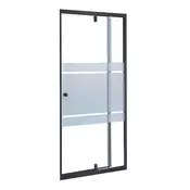 Podesiva tuš vrata Flexi-S 76-91x185 cm crna