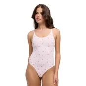 cfab Oblikovanje postave Jacquard Shapewear with String pastelno roza/češnjevo rdeča