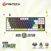 Tastatura Mehanicka Gaming Fantech MK877S RGB Atom 87S Mori plava (blue switch)