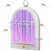 VERKGROUP Električna viseča aku. LED UV insekticidna svetilka za komarje in muhe 29cm USB, (5000246003)
