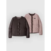 Patagonia Lw Reversible Down Sweater Cardigan den brown